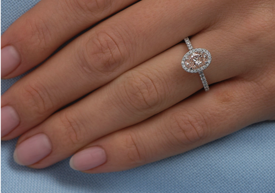 oval engagement ring